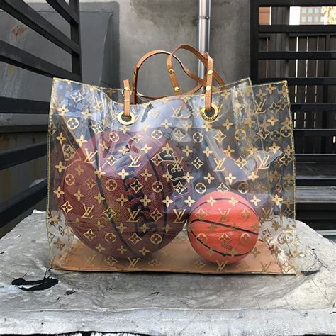 louis vuitton bag plastic